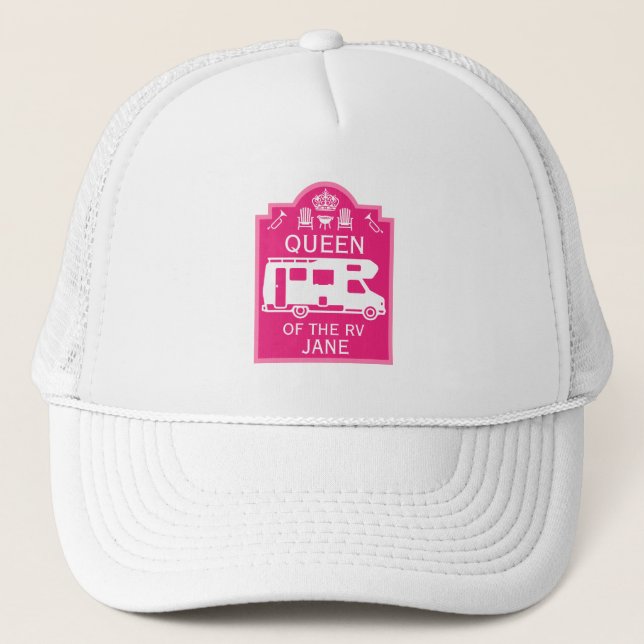 Casquette Queen Of The Camper RV (Devant)