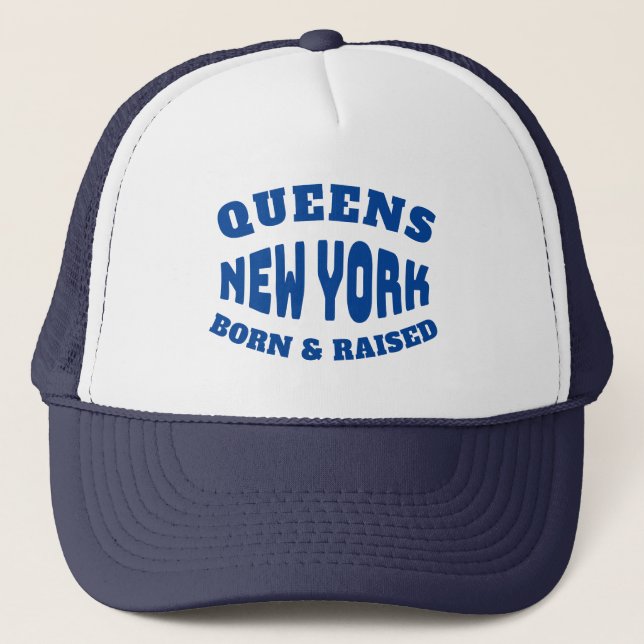 Casquette Queens New York Né et élevé (Devant)