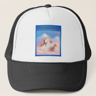 Casquette « Quel est le goût des nuages ? » Licorne rêveuse