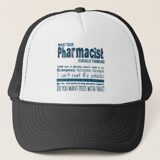 Casquette quel pharmacien pense vraiment (Devant)