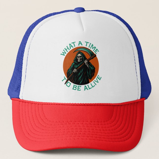 Casquette Quelle époque pour vivre (Devant)