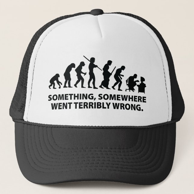 Casquette Quelque Chose, Quelque Part A Été Terriblement Mal (Devant)