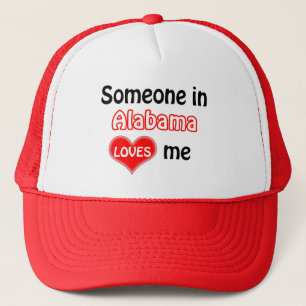 Casquette Quelqu'un en Alabama m'aime Sac fourre-tout