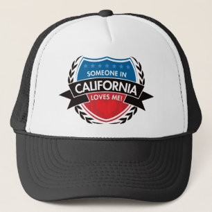 Casquette Quelqu'un en Californie m'aime