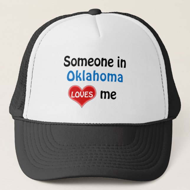 Casquette Quelqu'un en Oklahoma m'aime (Devant)