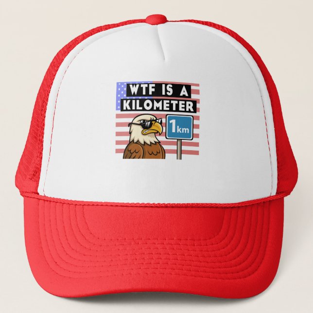 Casquette Qu'est-ce qu'un kilomètre (Devant)