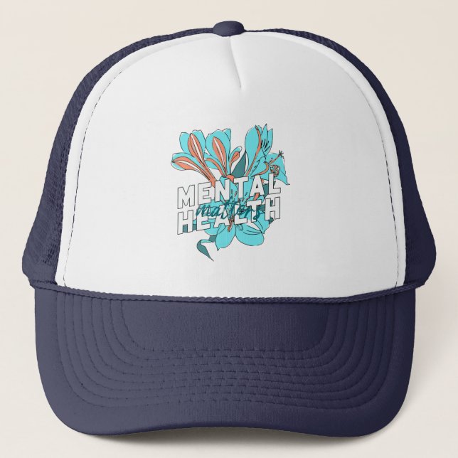 Casquette Questions de santé mentale (Devant)