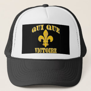Casquette Qui dîne le français et la victoire