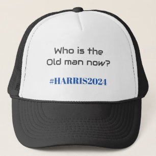 Casquette Qui est le Vieux maintenant ? Kamala Harris 2024 d