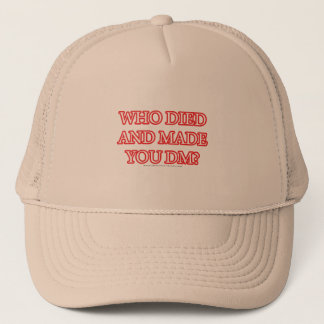 Casquette Qui est mort et vous a fait le DM ?