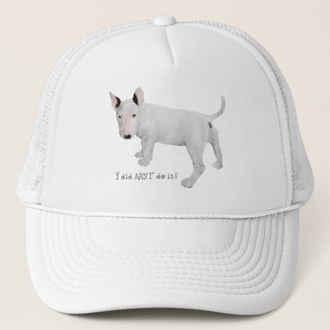 Casquette Qui, moi ?  chiot Bull Terrier (Devant)