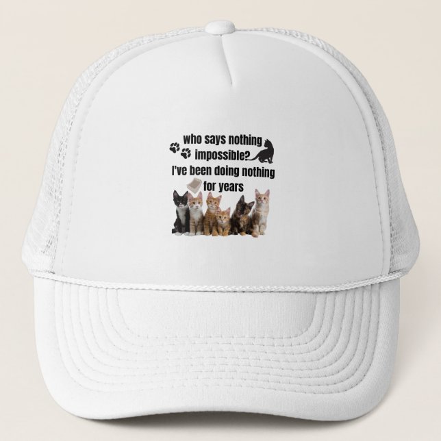 Casquette qui ne dit rien d'impossible_ Je fais (Devant)