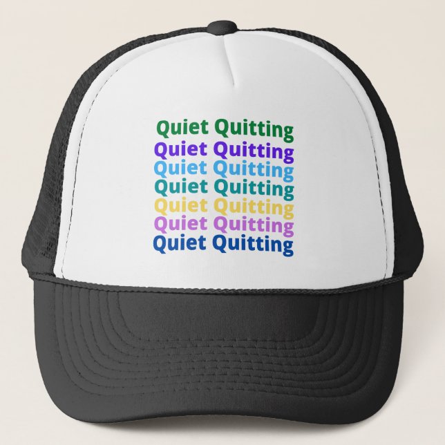 Casquette Quitter tranquillement (Devant)