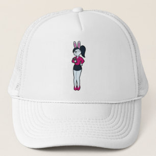 Casquette Rabbit en tant que secrétaire avec Bloc-notes et l