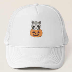 Casquette Raccin En Citrouille Sweet Raccoon Halloween heure