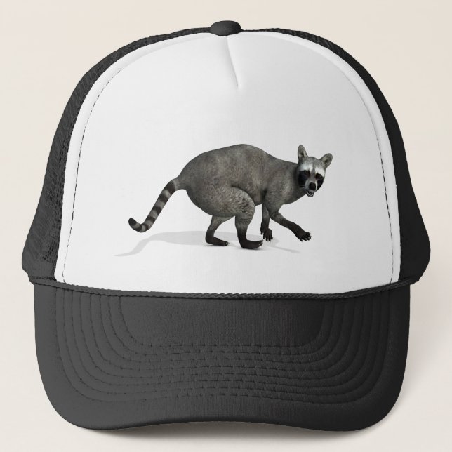 Casquette Raccoon surpris (Devant)