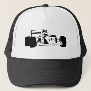 Casquette Race Car Silhouette black and white