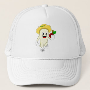 Casquette Radish comme fermier avec des fruits