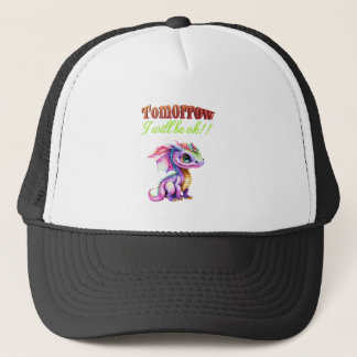 Casquette Rainbow Dragon Design - 'Demain Je Vais Bien