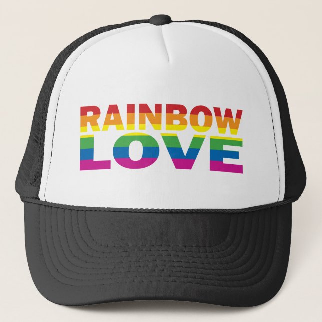 CASQUETTE RAINBOW LOVE (Devant)