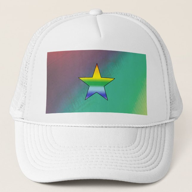 Casquette Rainbow Star (Devant)