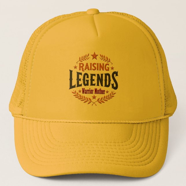 Casquette Raising Legends – Warrior Mother Design boné (Devant)