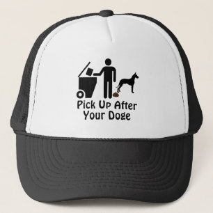 Casquette Ramasse-toi après ton chapeau de camion de chien