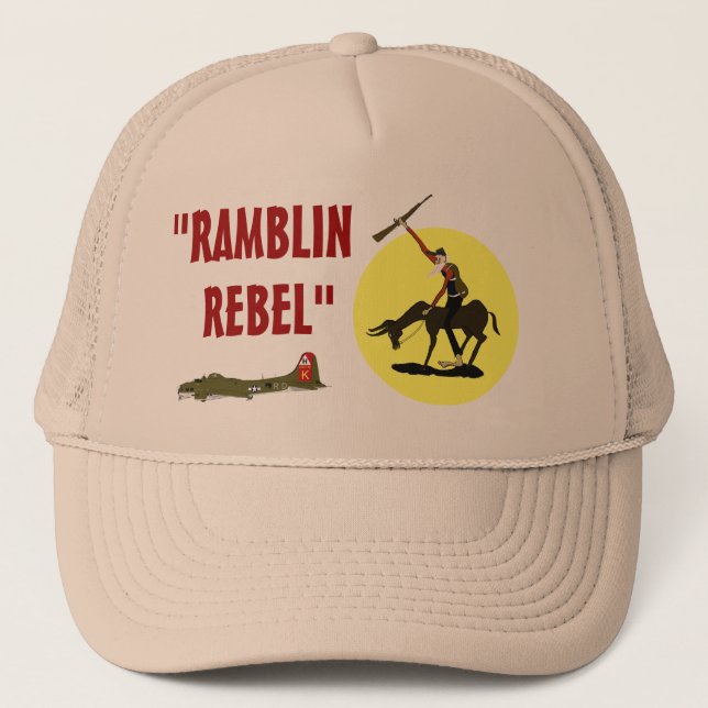 CASQUETTE "RAMBLIN, REBEL" (Devant)