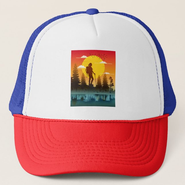 Casquette Randonnée des femmes nature (Devant)
