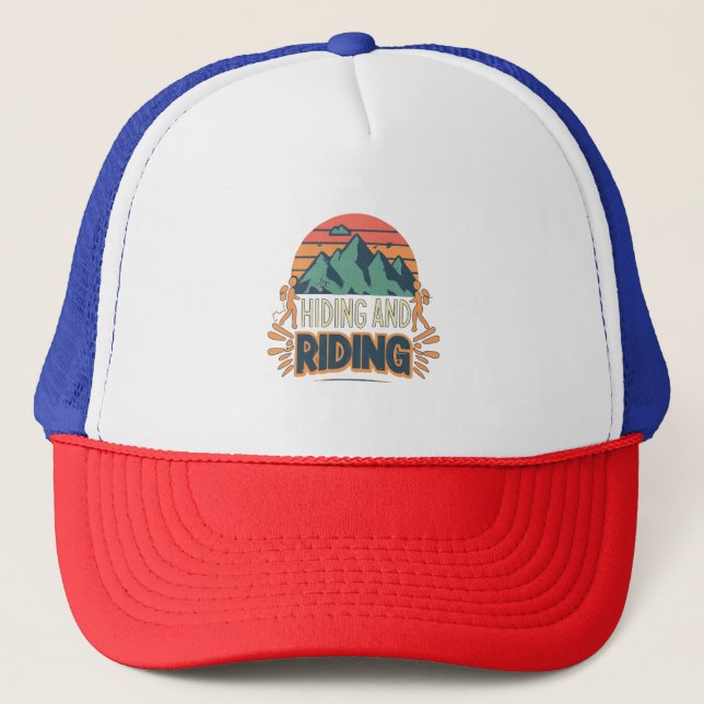 Casquette Randonnée Où les Voyages Deviennent des Aventures (Devant)