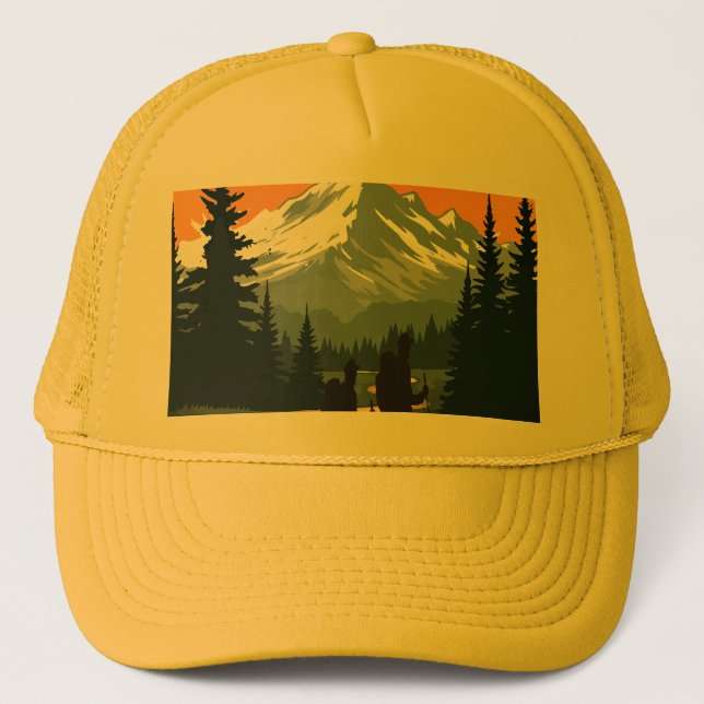 Casquette randonnée plus de souci moins (Devant)