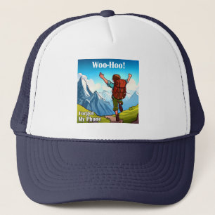 Casquette Randonnée Woo-Hoo a oublié mon téléphone