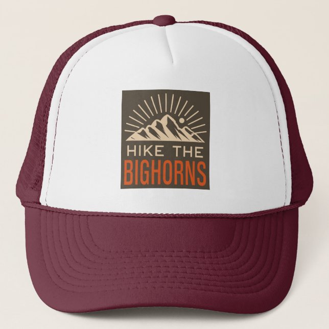 Casquette Randonner Les Bighorns Wyoming Sunburst (Devant)