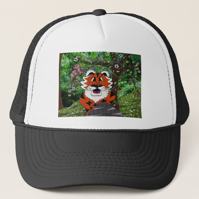 Casquette Randonner Notre Planète Eco-Team Tgrr Tiger Vêteme (Devant)