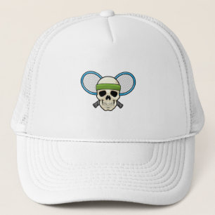 Casquette Raquette de tennis de crâne