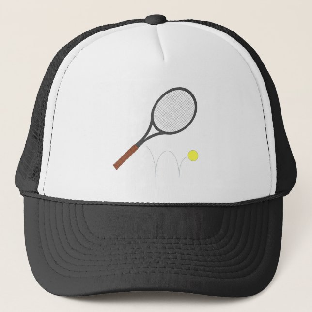 Casquette Raquette et boule de tennis (Devant)