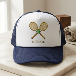 Casquette Raquettes de tennis personnalisées avec votre nom