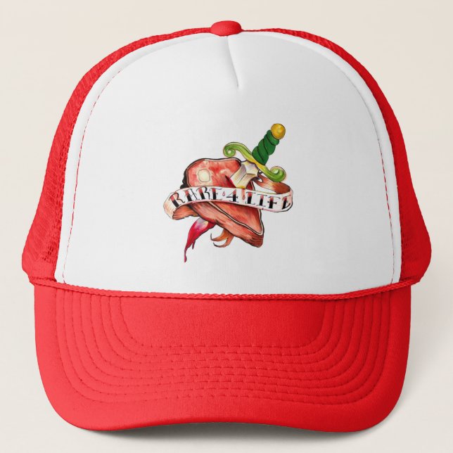 Casquette Rare pendant la vie (Devant)