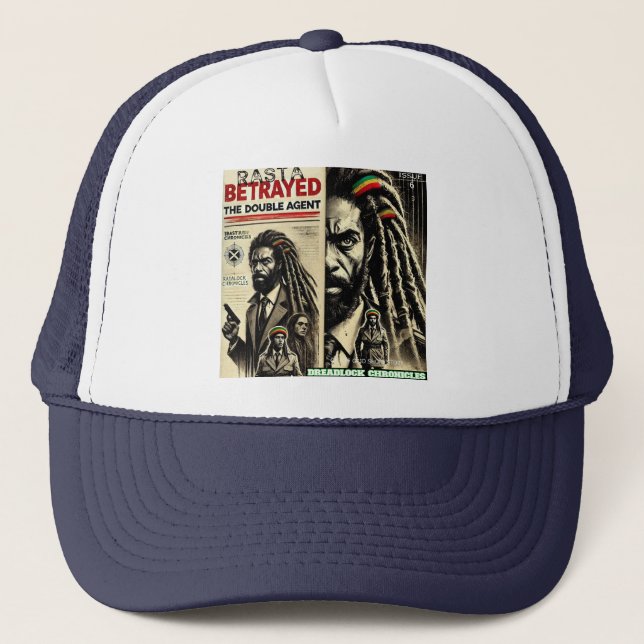 CASQUETTE RASTA BATTUE DREADLOCK CHRONICLES NUMÉRO 6 (Devant)