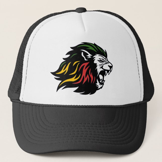 Casquette Rasta Lion (Devant)