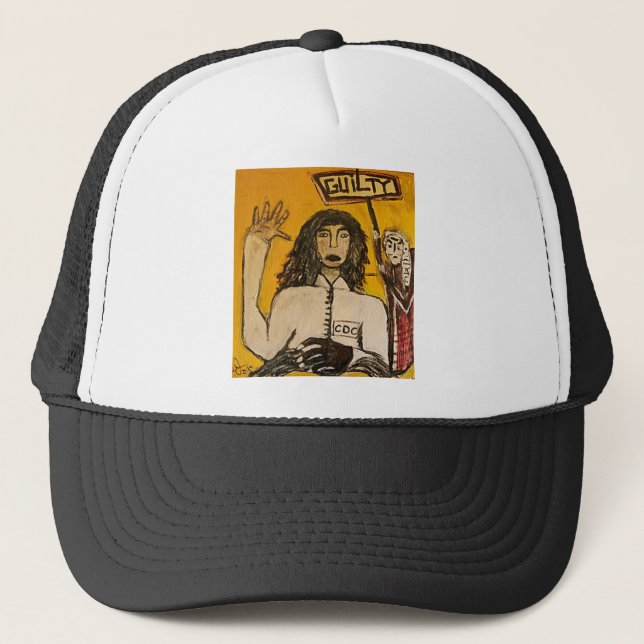 CASQUETTE RASTA WITCH PROCÈDE À LA COUPABLE (Devant)