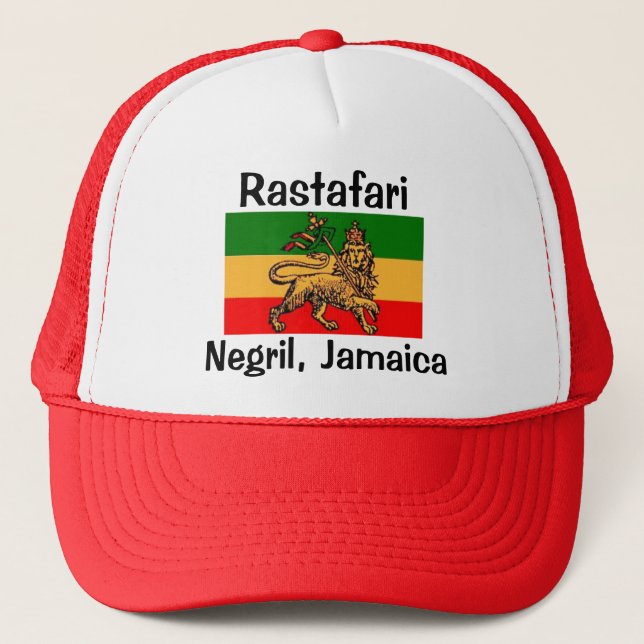 Casquette Rastafari Negril, Jamaïque (Devant)