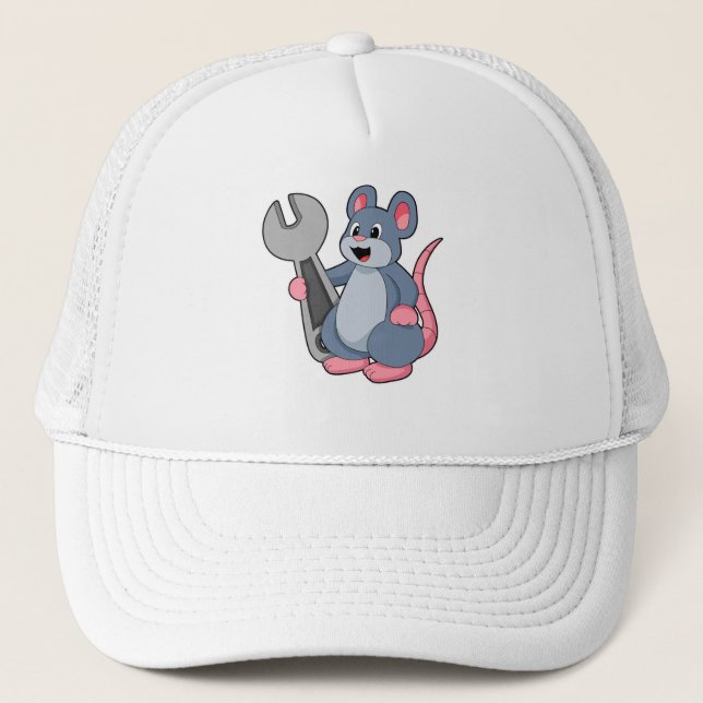 Casquette Rat comme mécanique avec clé (Devant)