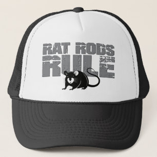 Casquette Rat Rods Règle Retro Classic Car Trucker Chapeau