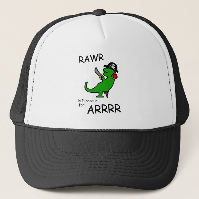 Casquette RAWR est dinosaure pour ARRR (le dinosaure de (Devant)
