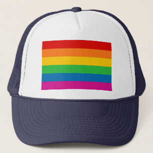 Casquette Rayures arc-en-ciel