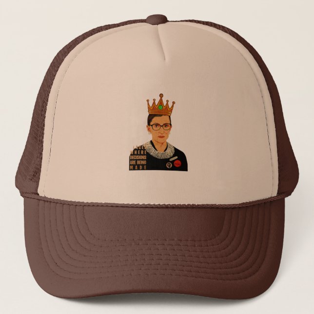 Casquette RBG I, dissidence Ruth Bader Ginsburg (Devant)