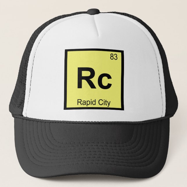 Casquette Rc - symbole rapide de chimie du Dakota du Sud de (Devant)