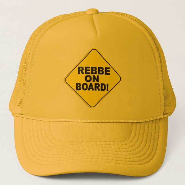 Casquette Rebbe à bord (Devant)