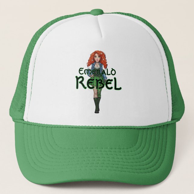 Casquette Rebel Emeraude (Devant)